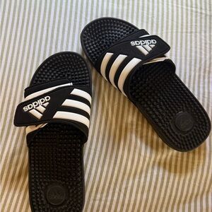 Adidas women’s Black and White Sandals